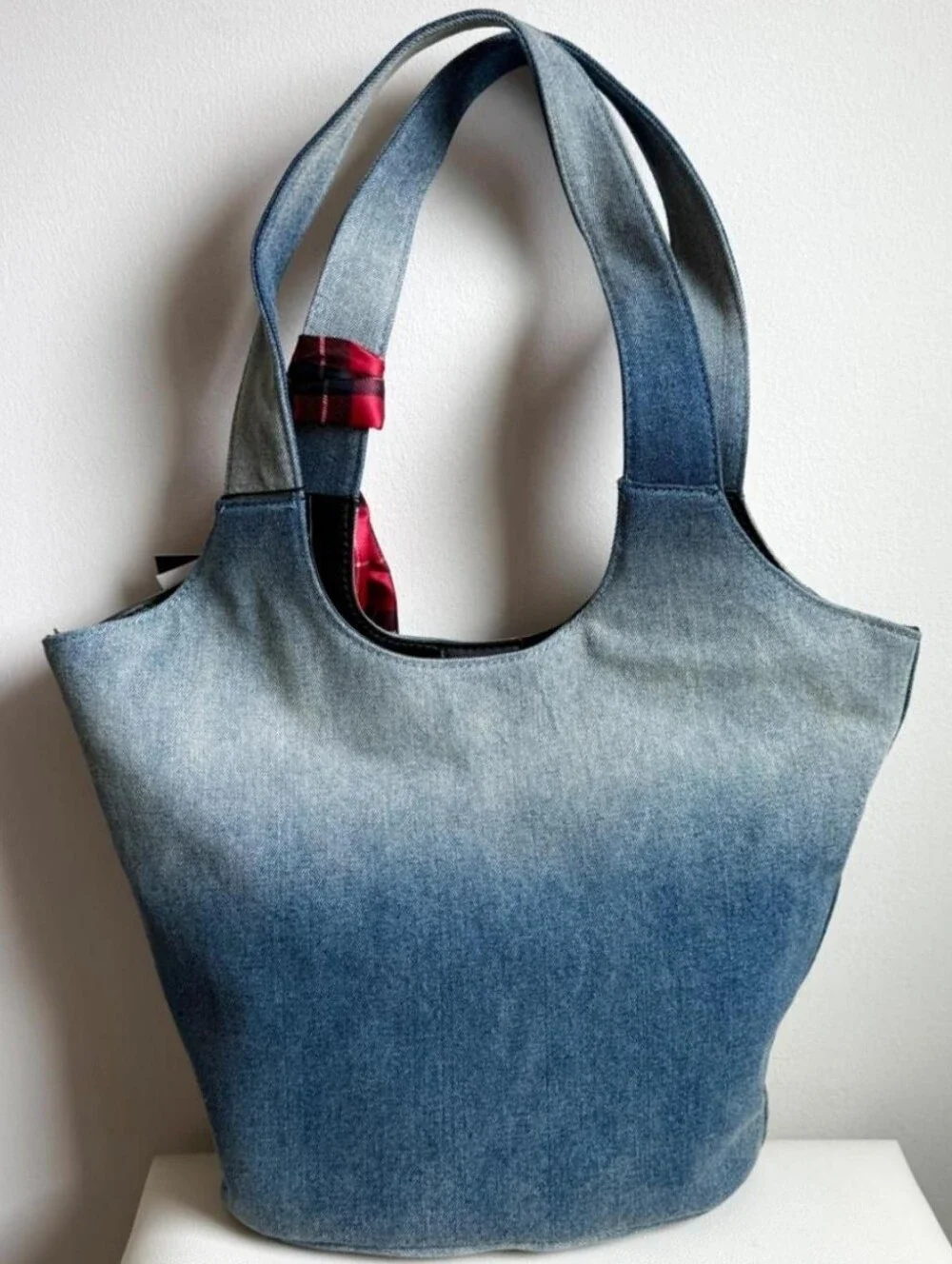 Steve Madden Ombre Denim Tote Handbag